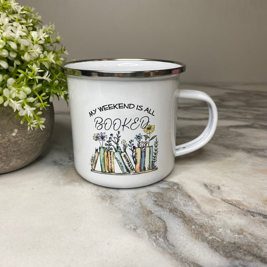 Mug - Reading - All Booked on White
