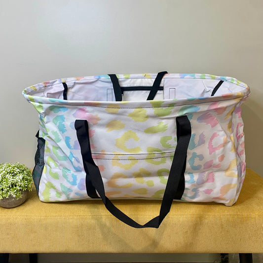 Utility Tote - Colorful Animal Print