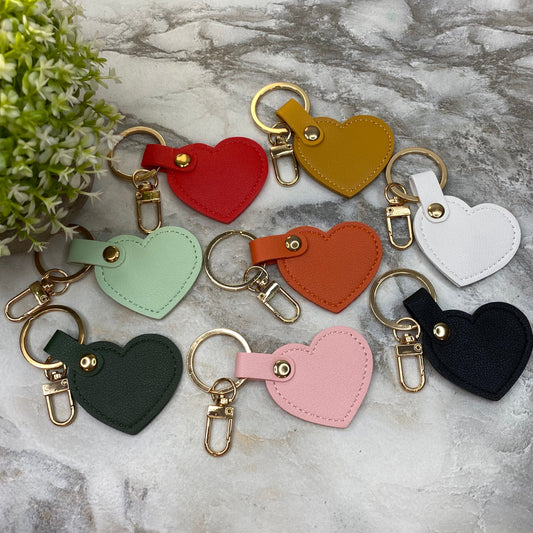 Keychain - Solid Heart Mix