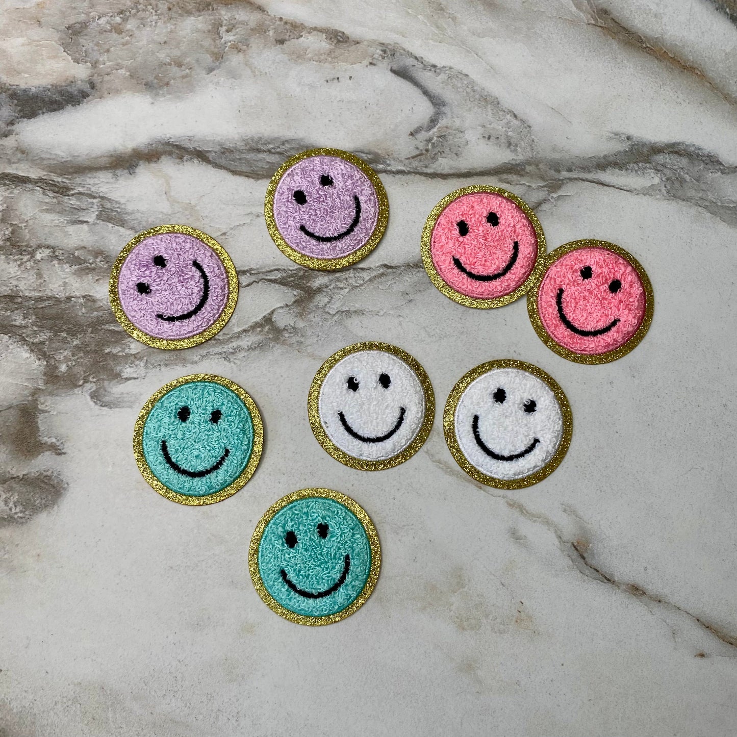 Chenille Patches - Smiley