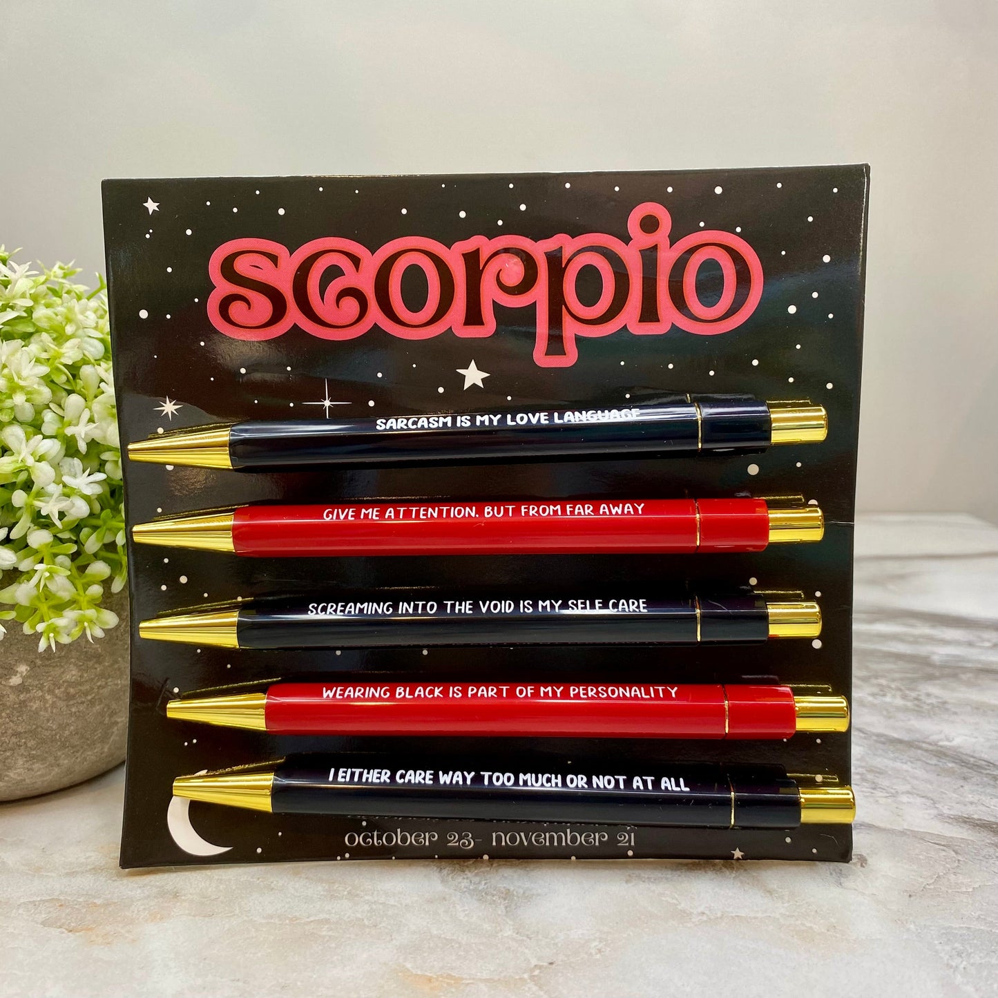 Pen Set - Scorpio