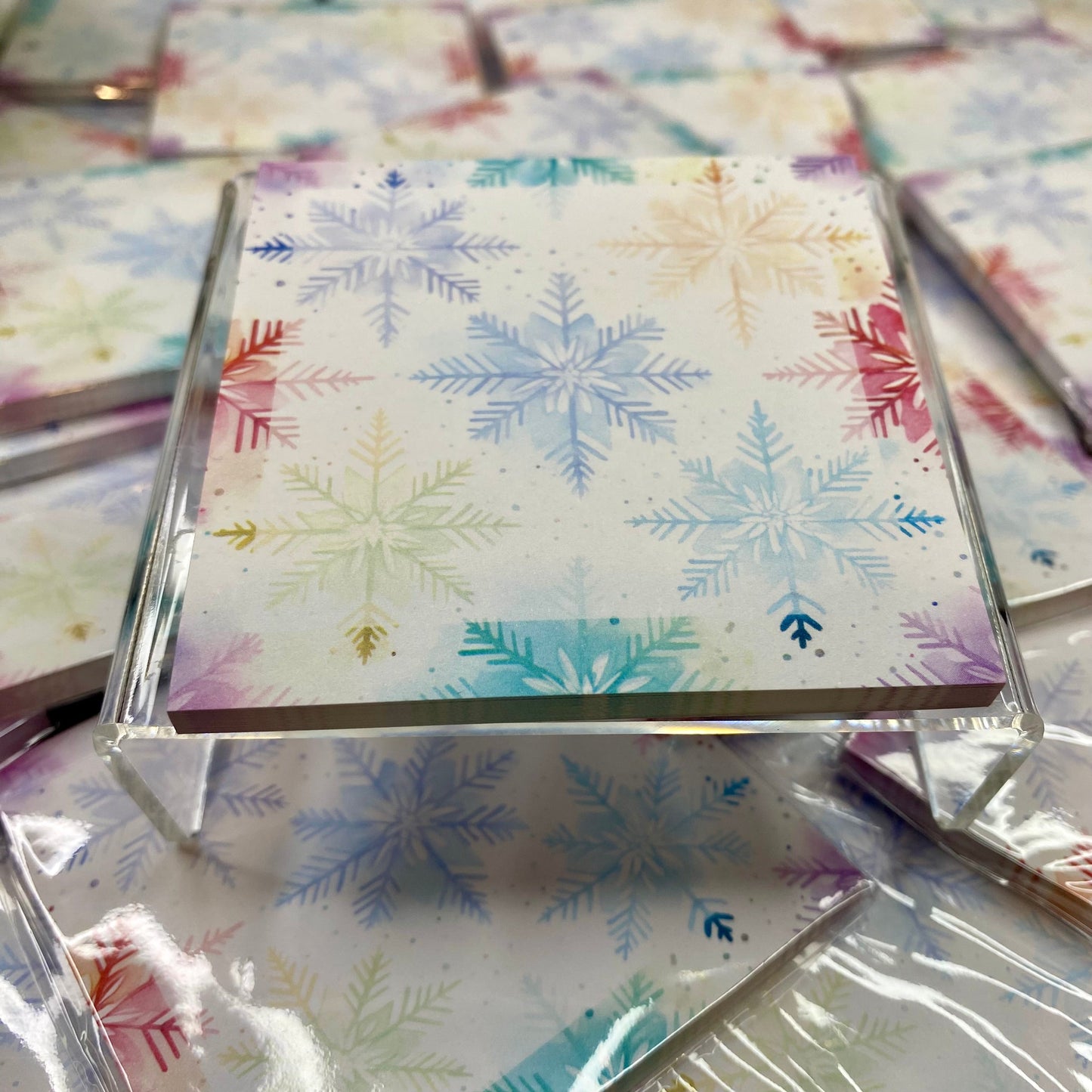 The Sticky Note Collection - Christmas Snowflake on White