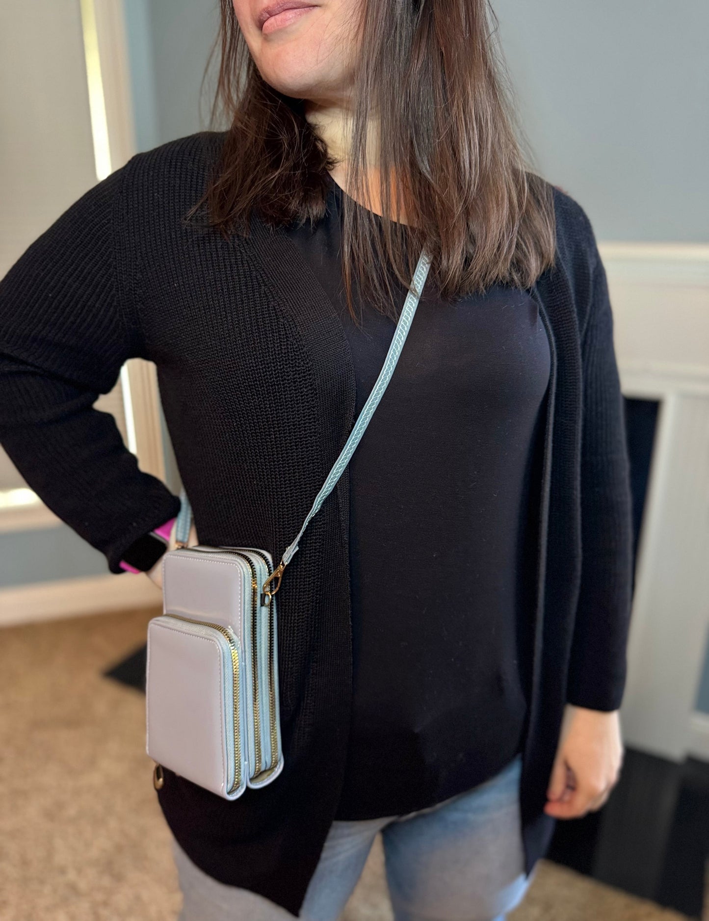 Ivy Crossbody Wallet + Purse - Red