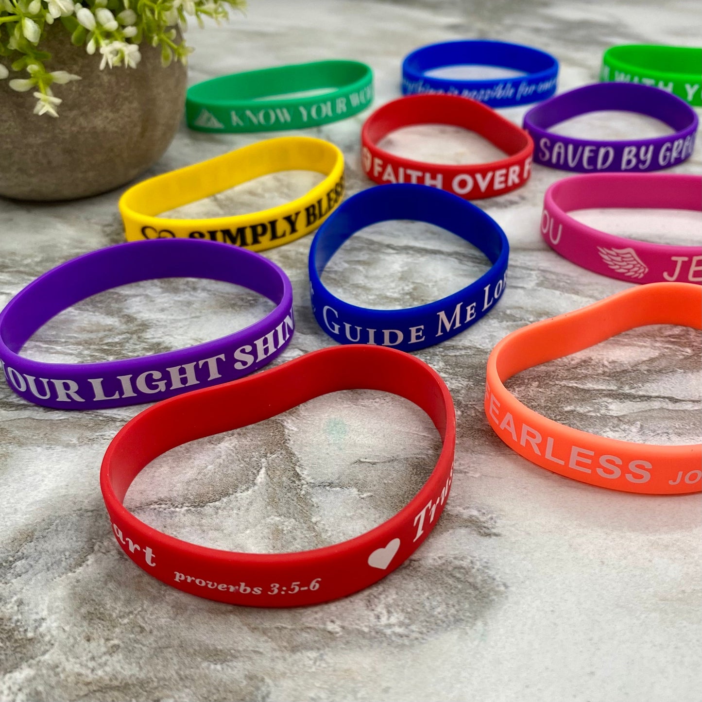 Silicone Bracelet - Religious