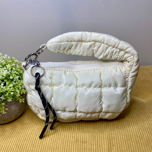Mini Puffer Bag - Ivory