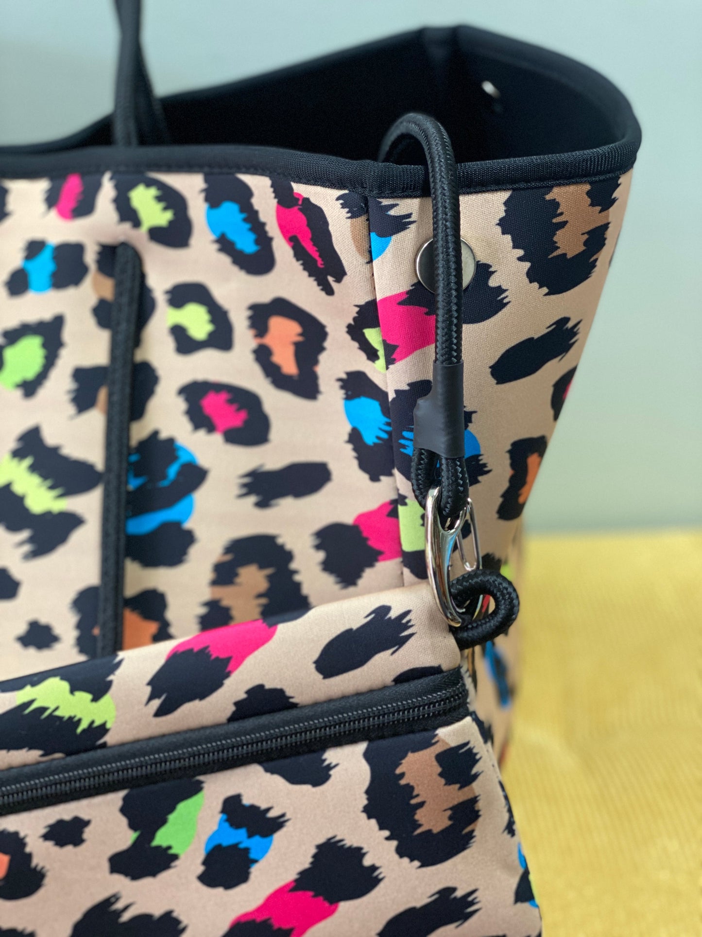 Neoprene Tote - Rainbow Animal