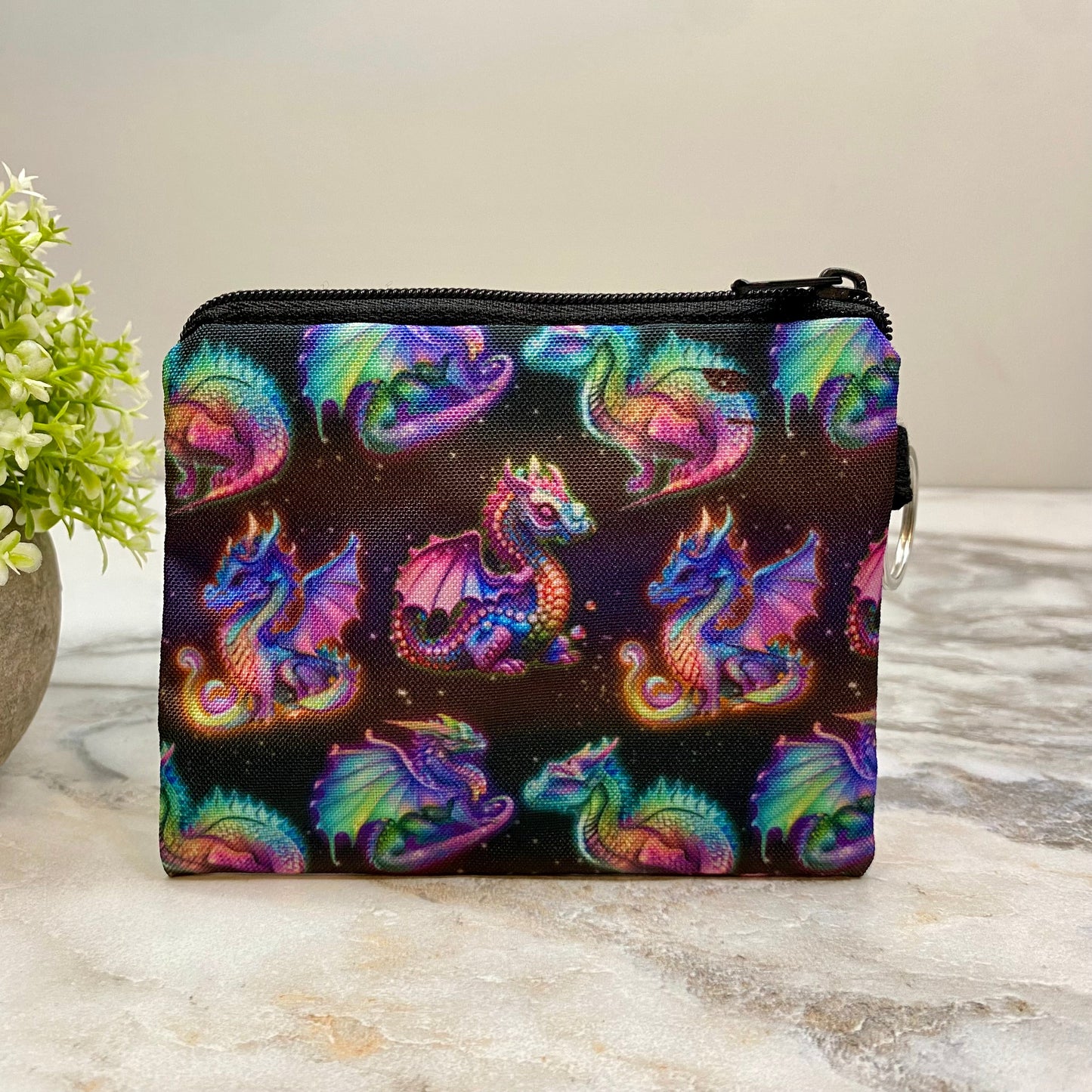 Mini Pouch - Dragon Rainbow