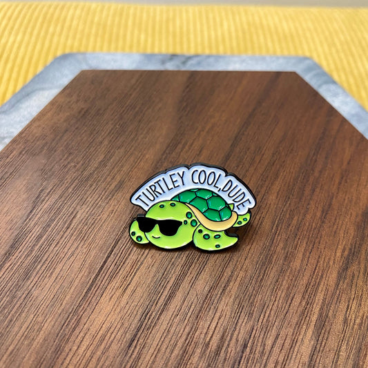 Pin - Turtley Cool Dude