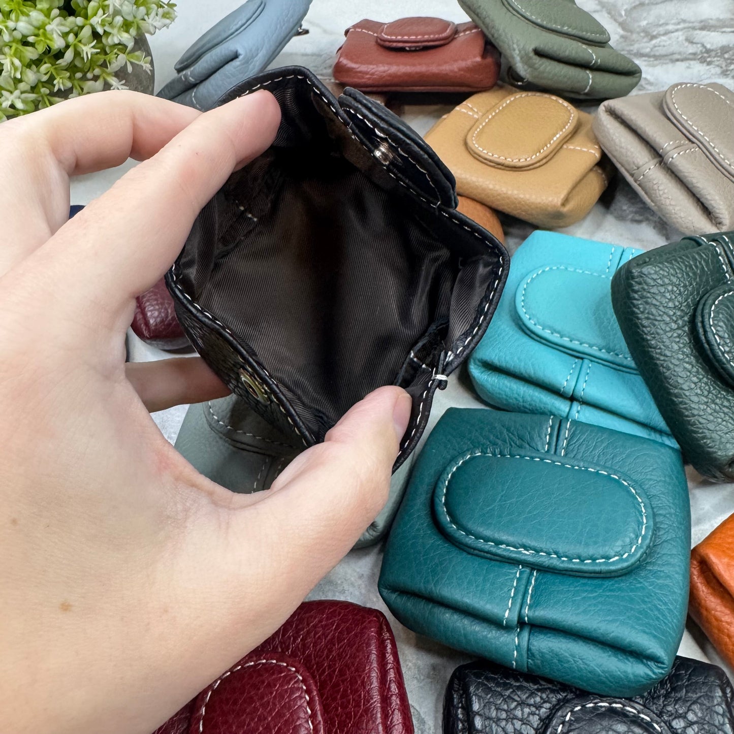 Coin Pouch Wallet - Genuine Leather- PREORDER