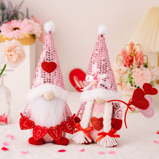 Gnome - Valentine #6 - Sequin Hat - PREORDER