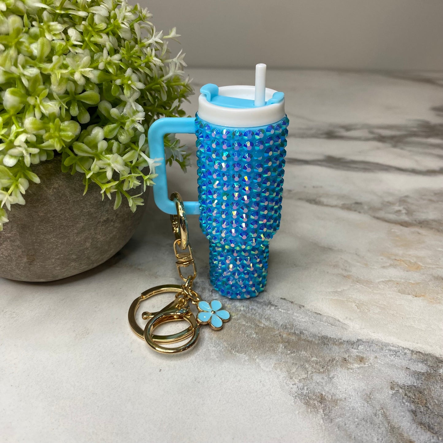 Keychain - Lip Balm Tumbler #4 Gems