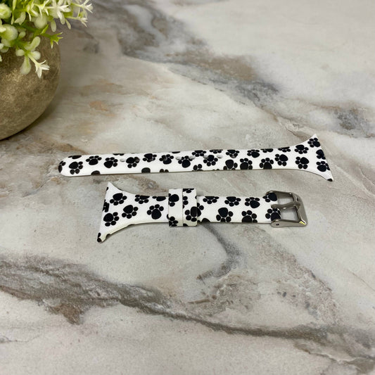 Watch Band - Silicone - Paw Prints