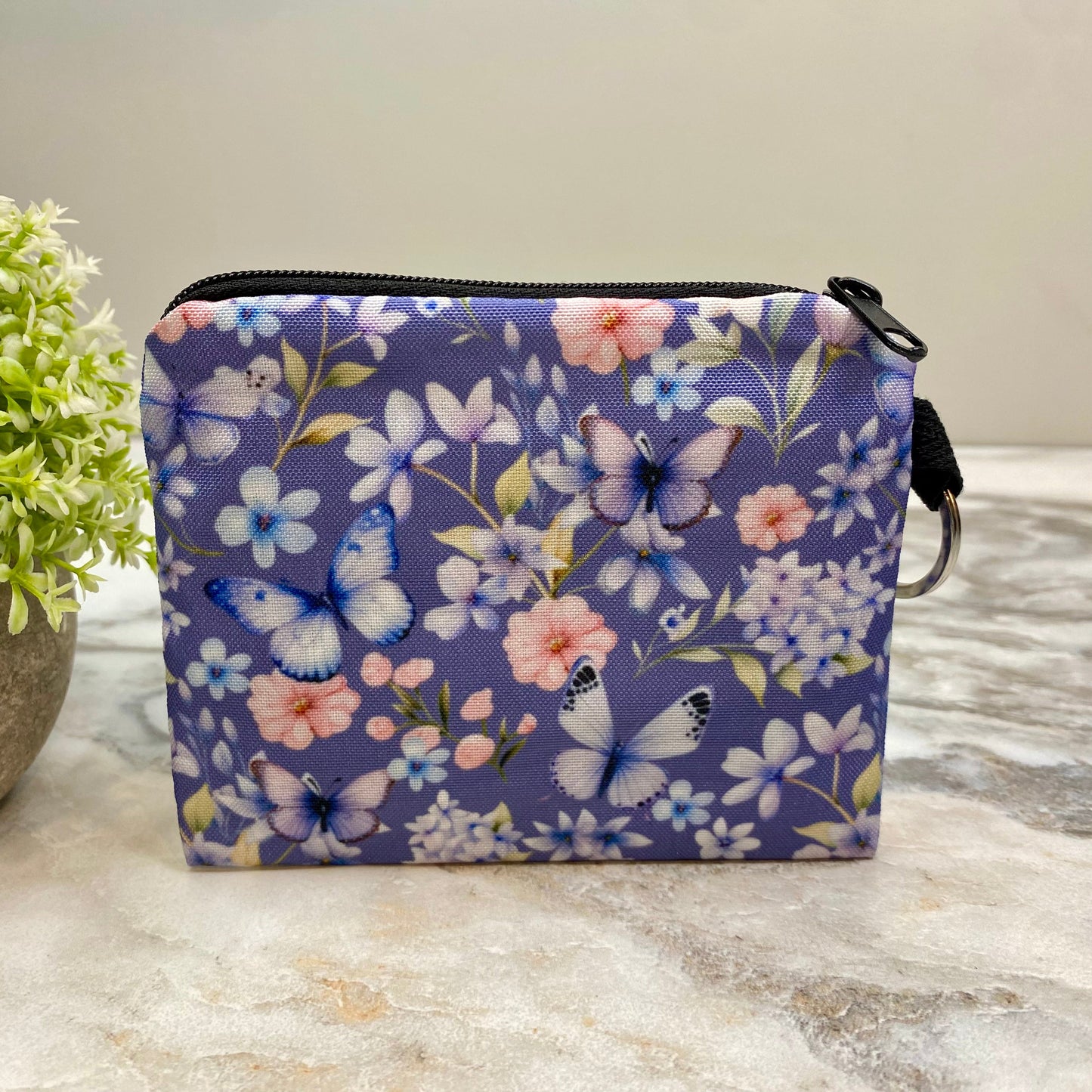 Mini Pouch - Periwinkle Butterfly