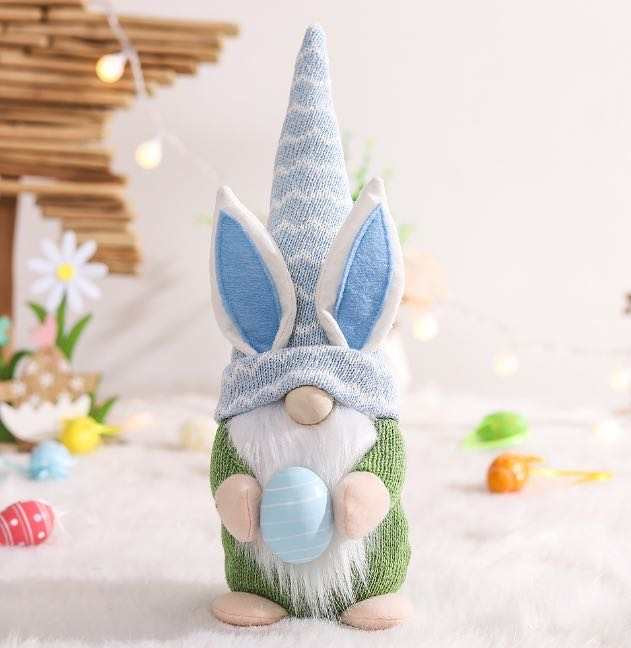 Gnome - Easter F - Bunny Ear Egg Trio