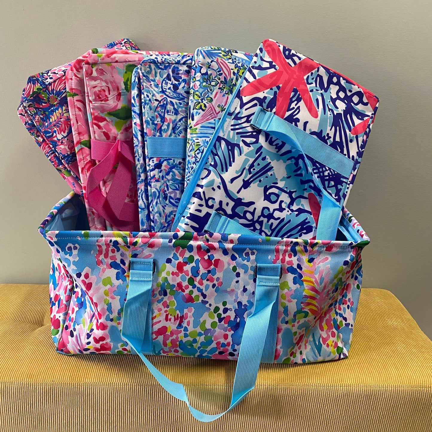 Rectangle Utility Tote - Watercolor Floral